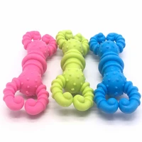 pet products rubber dog chewing toys pet molar cleaning teeth toys outdoor puppy training playing chew resistant toys