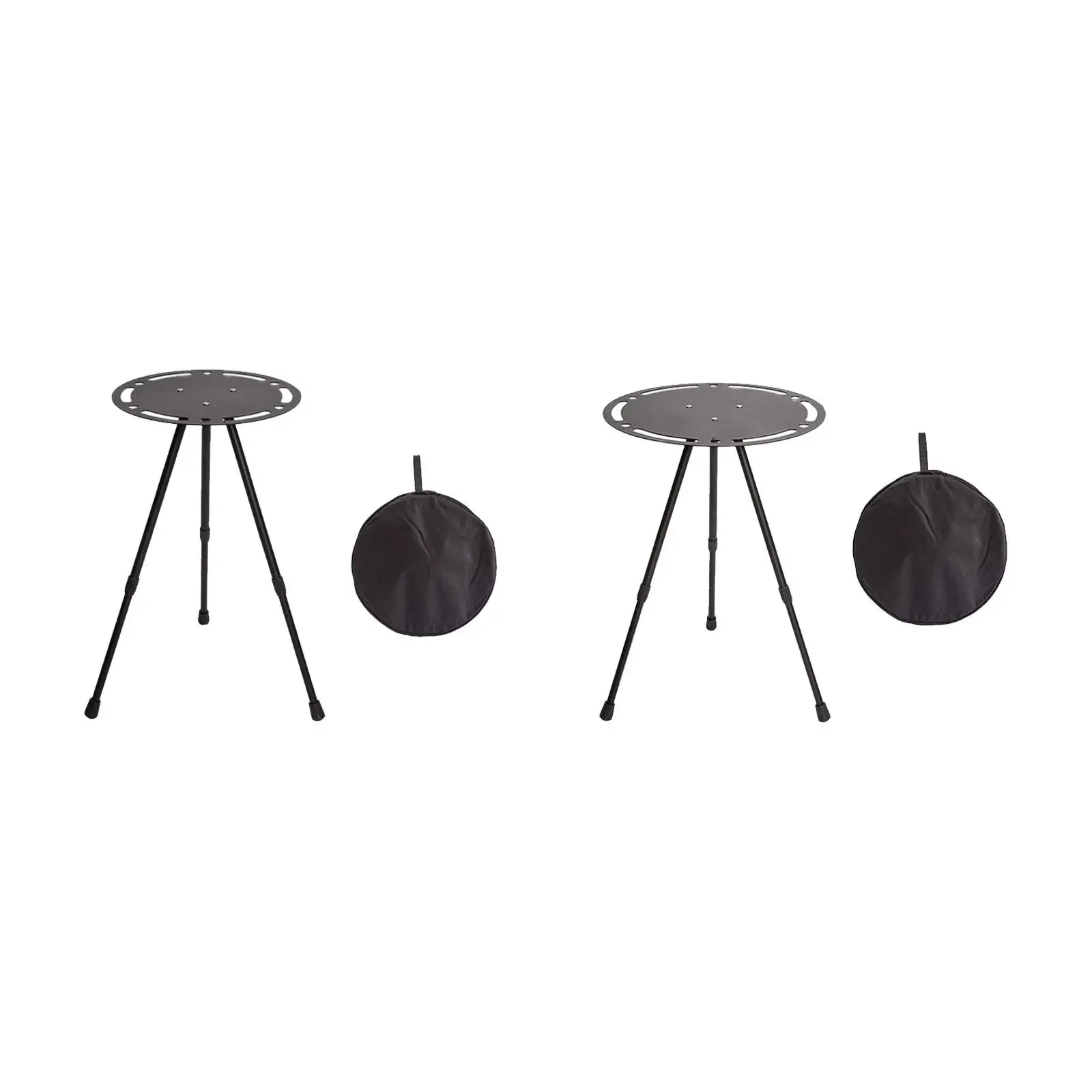 

Camping Round Table BBQ Camp Table with Storage Bag Outdoor Yard Beach Table