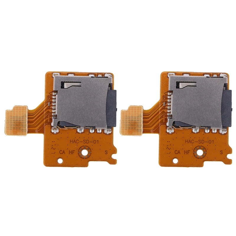 

2X Micro-Sd Tf Card Slot Socket Board Replacement For Nintendo Switch Game Console Card Reader Slot Socket