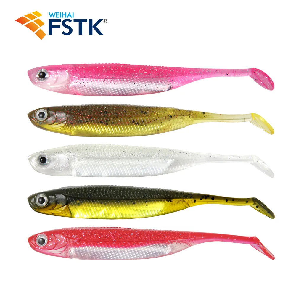 

Artificial Baits 6pcs/lot Fishing Bait Paddle Tail Soft Plastic Lure Multicolor Silicone Pesca Soft Swimbait For Bass Fishing