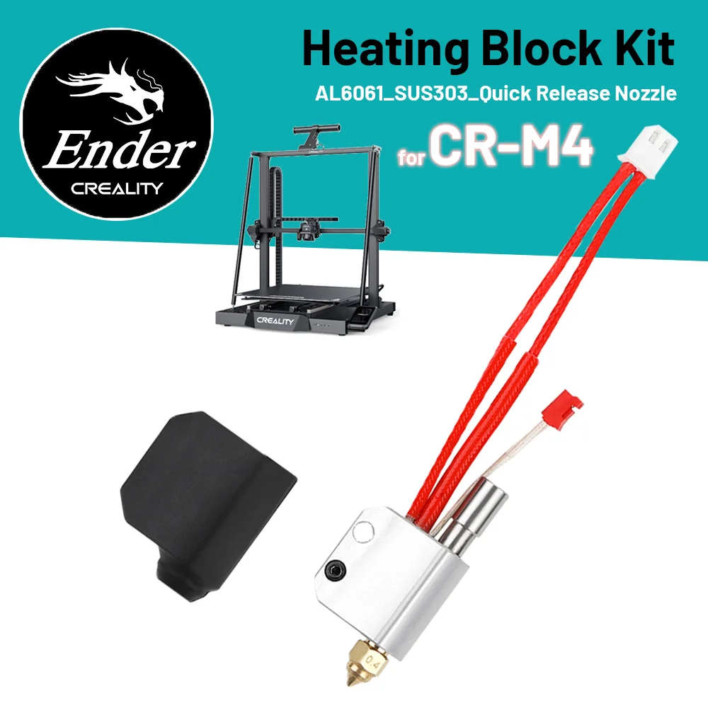 Creality Original CR-M4 естественный цвет AL6061 SUS303 комплект быстроразъемных нагревательных блоков для 3D-принтера оригинал