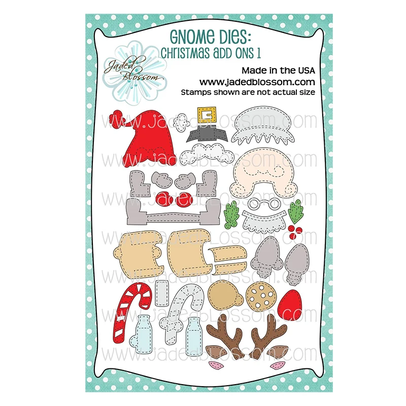 

Gnome Christmas Metal Cutting Dies Craft for Scrapbooking Diy Handmade Knife Mould Blade Punch Stencil Model Template Decoration