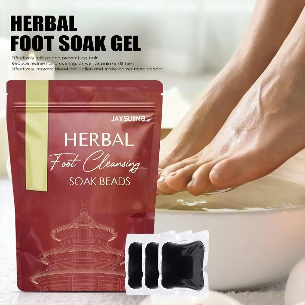 

Herbal Foot Soak Gel Healthy Foot Soak Pack To Unclog Relax Pores Foot And Exfoliating Relieve The Improve Body Skin Fatigu N8L3