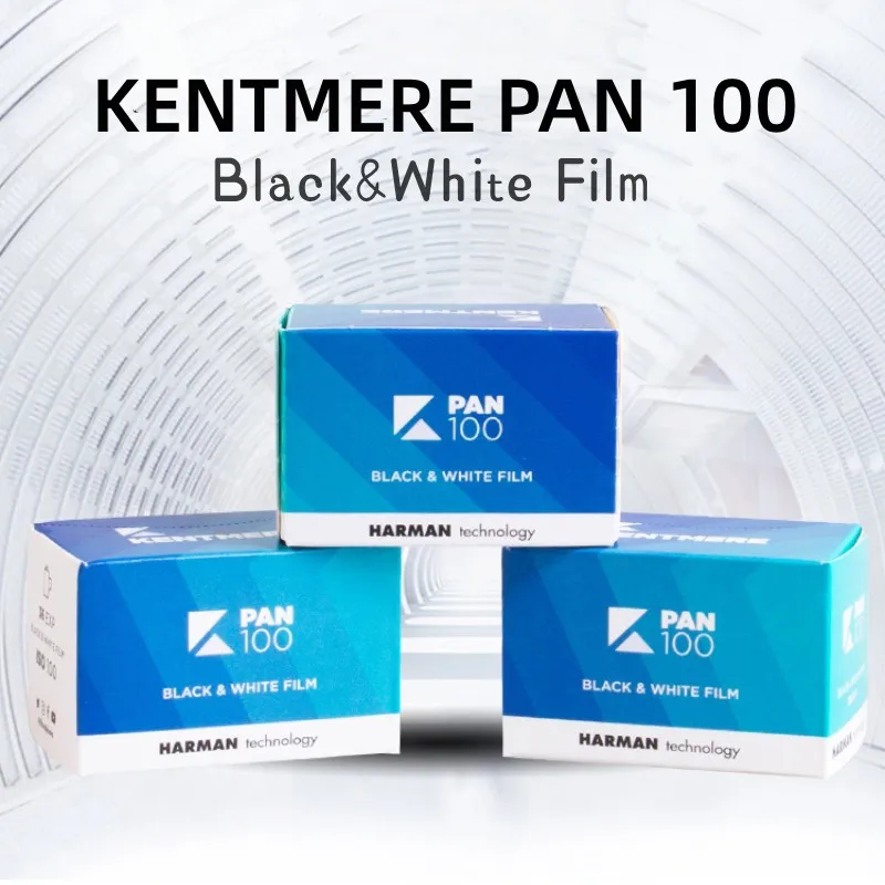 

UK Kentmere PAN 100 135mm Black and White Negative Retro Film 36 Sheets/Roll