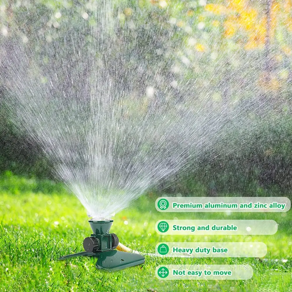 

360 Degree Automatic Rotating Garden Lawn Water Sprinklers System Quick Coupling Lawn Rotating Nozzle Garden Irrigation Tool