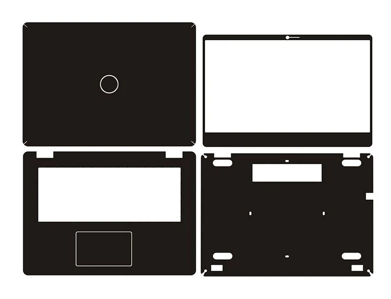 

KH Laptop Sticker Skin Decal Carbon fiber Cover Protector for Dell Inspiron 5493 14"