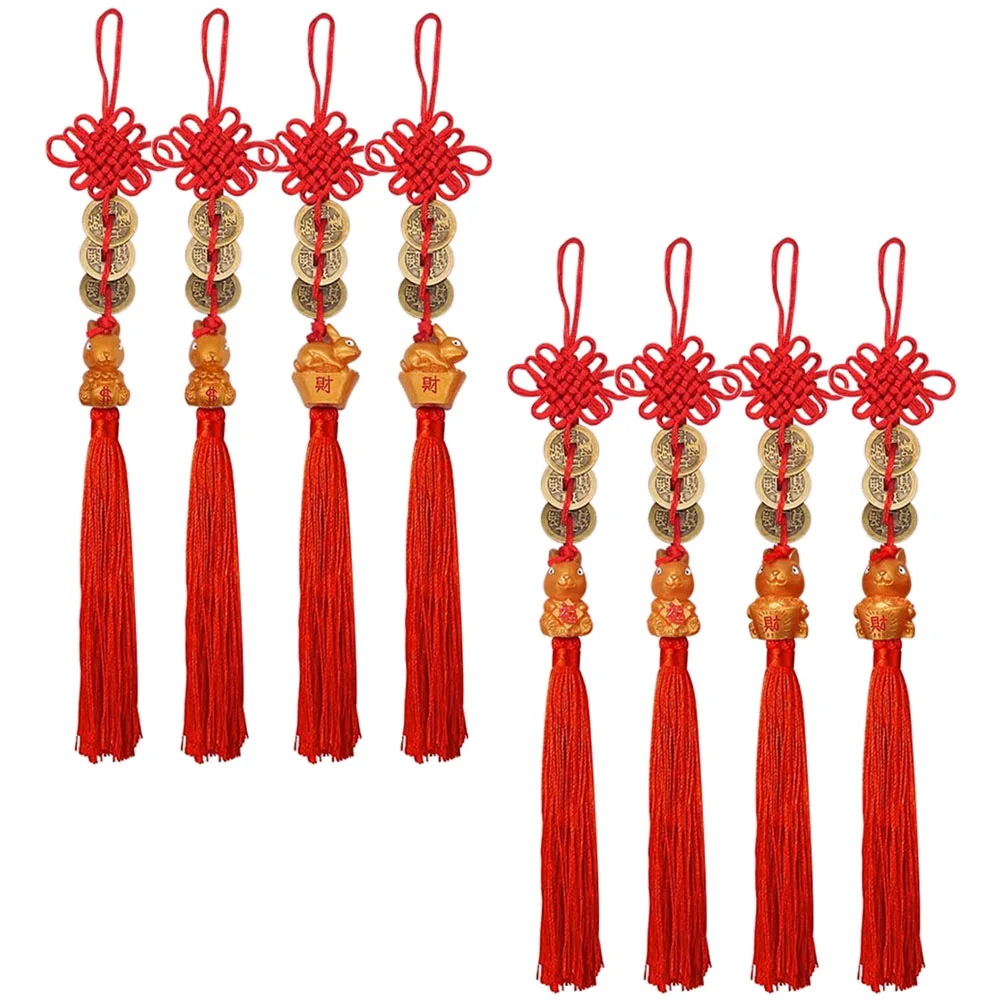 

Rabbit Pendant Year Tassel Chinese New Hangingofcharms Festival Knot Spring Gifts Zodiac Success Souvenir Lucky Mascot Wealth