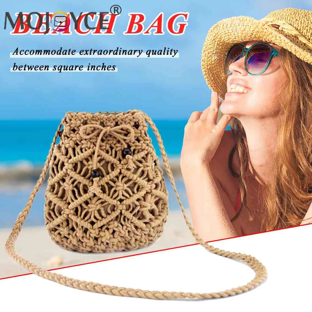 

Женская модная плетеная сумка на плечо, летняя пляжная сумка-мессенджер через плечо для отпуска, женская маленькая Винтажная сумочка, кошел...