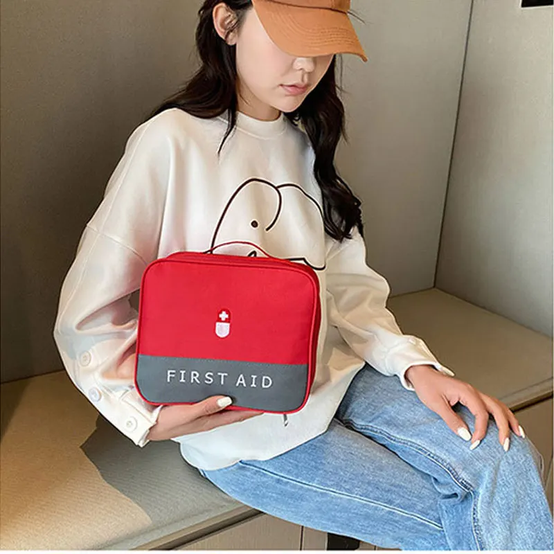 mini portable medicine storage bag travel Outdoor Camping Useful First Aid Medical Kit Emergency Survival Bag Pill Case