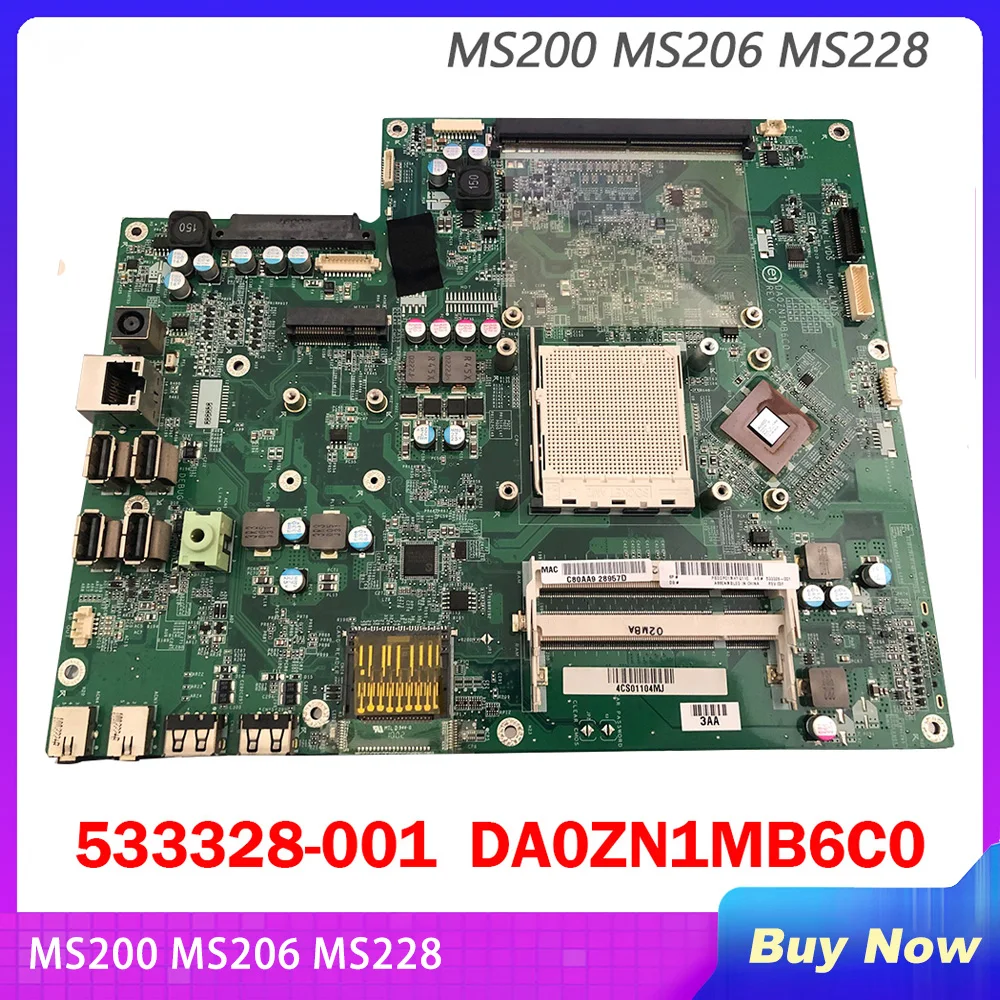 For HP Pavilion MS200 MS206 MS228 AIO Desktop Motherboard 533328-001 DA0ZN1MB6C0 Perfect Test