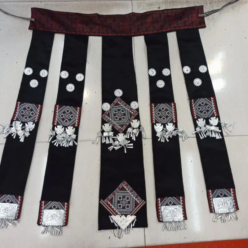 

Традиционная одежда Miao, 1 шт., декоративные аксессуары, яркий ремень в этническом стиле, стиль этнических меньшинств