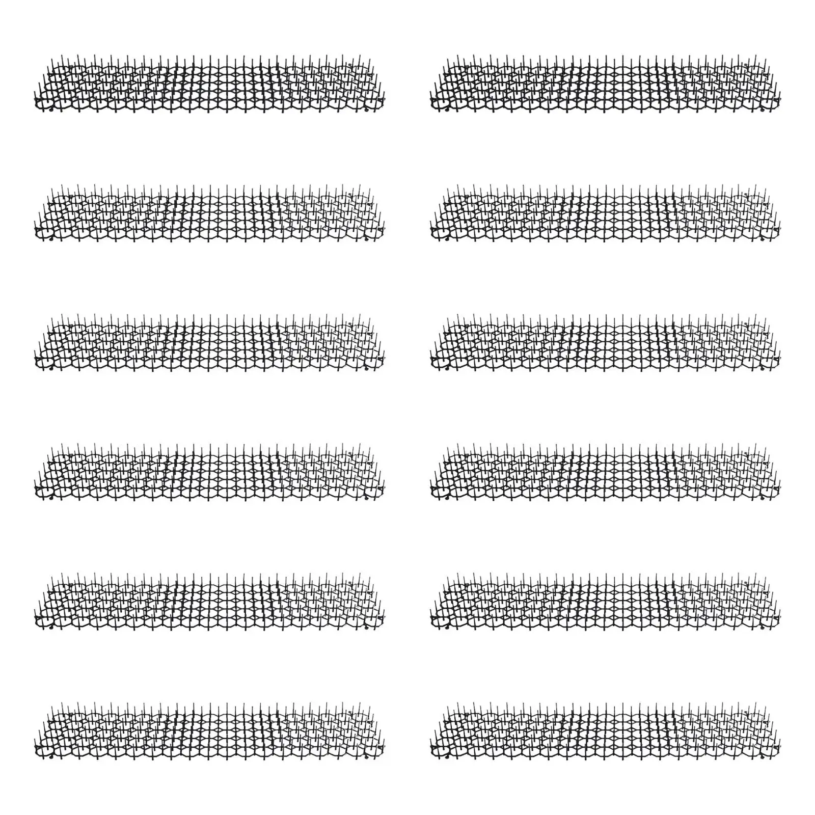 

12x Anti Climb Strip Prevent Cat Thorn Pad Cat Deterrent Mat Outdoor Indoor