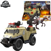 origianl mattel jurassic world dinosaur dominion capturen crush action figure truck anime kids boys toys for children birthday