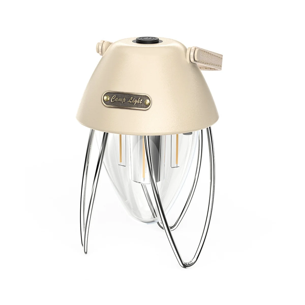 

Camping Lamp Rechargeable Portable Outdoor Mountain Camping White Light Warm Light Type-C Rechargeable Tent Lamp
