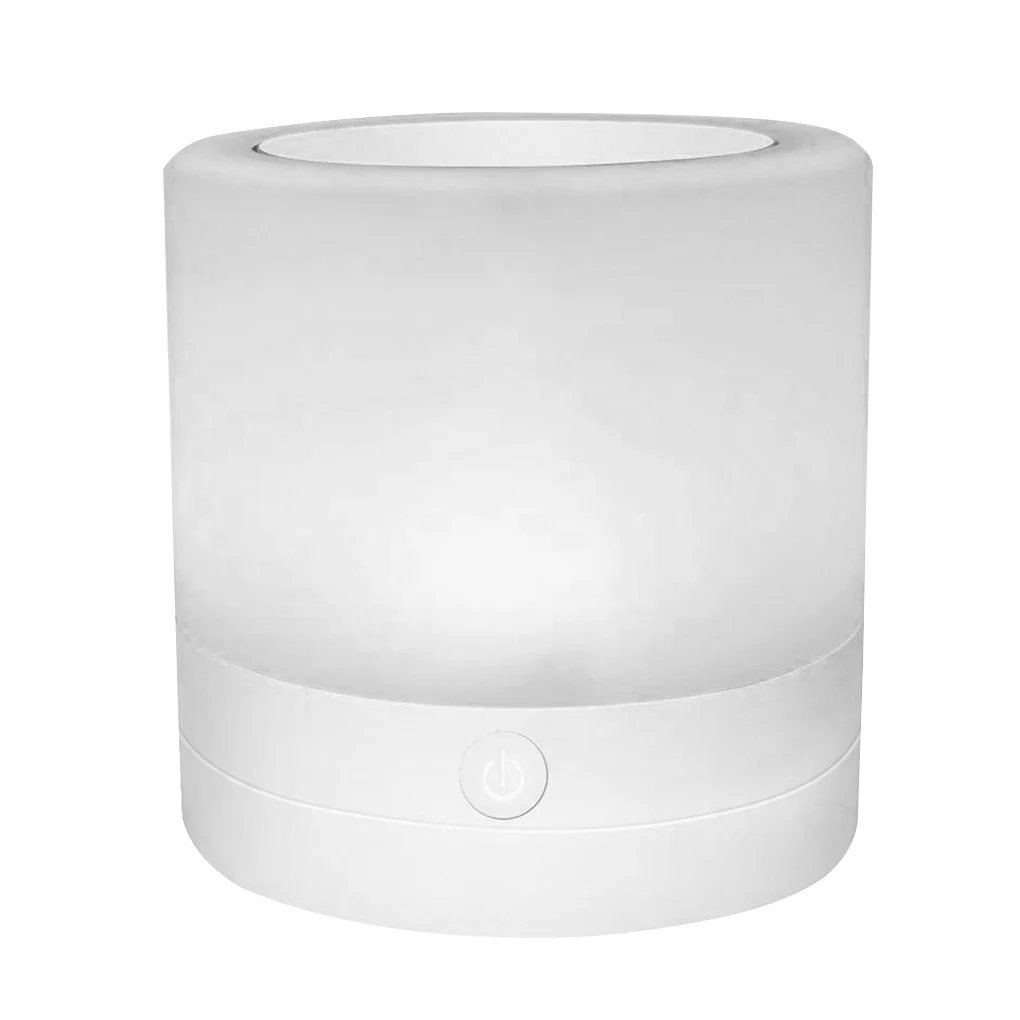 

Night Light USB Rechargeable Night Lamp 7 Colors Ambient Touch Control Nightstand Lamp for Bedroom