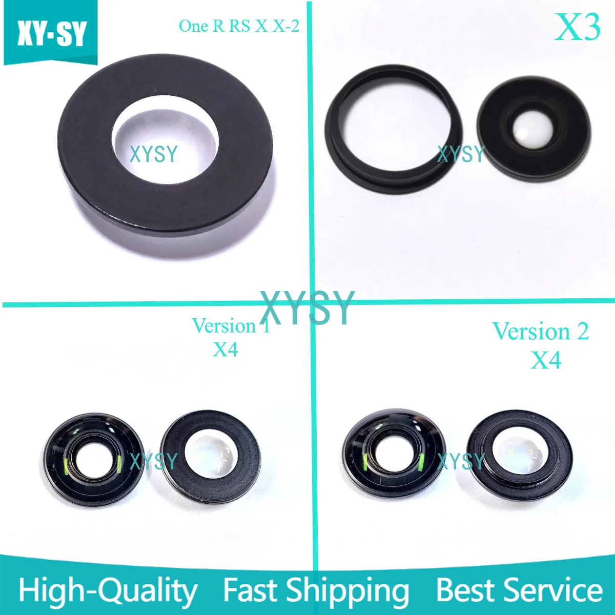 Фото Стеклянная линза «рыбий глаз» для экшн-камер Insta360 ONE X2 / ONE X / ONE R / RS X3 X4, запчасти и аксессуары для ремонта №1