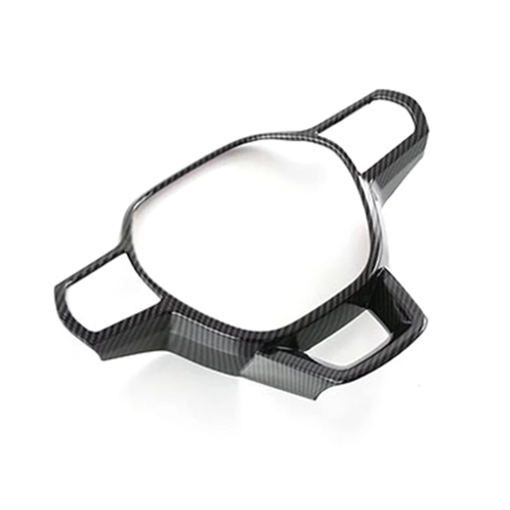 

Car Carbon Fiber Steering Wheel Panel Cover Trim Sticker for -V 2022 2023