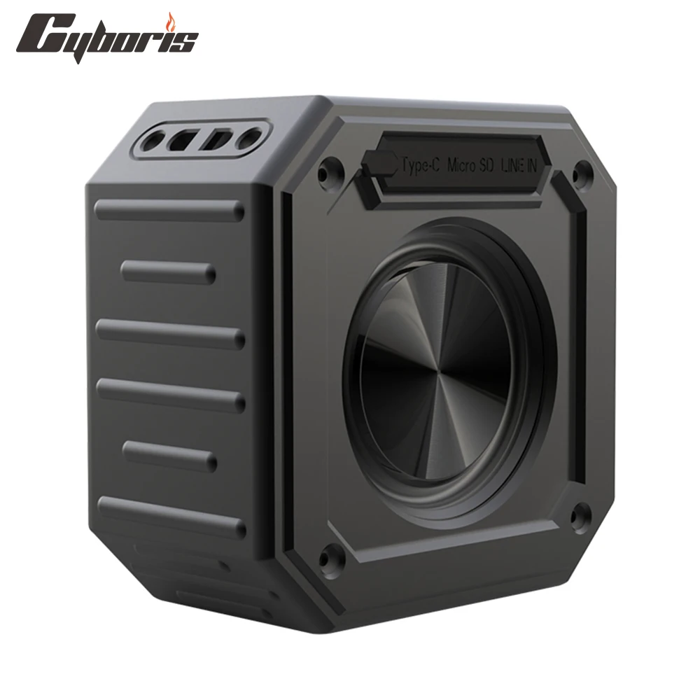 Сверхпортативный Bluetooth-динамик Cyboris Soundcore mini, 15 часов воспроизведения, 5 Вт, высокая громкость, усиленный бас, водонепроницаемость IPX7