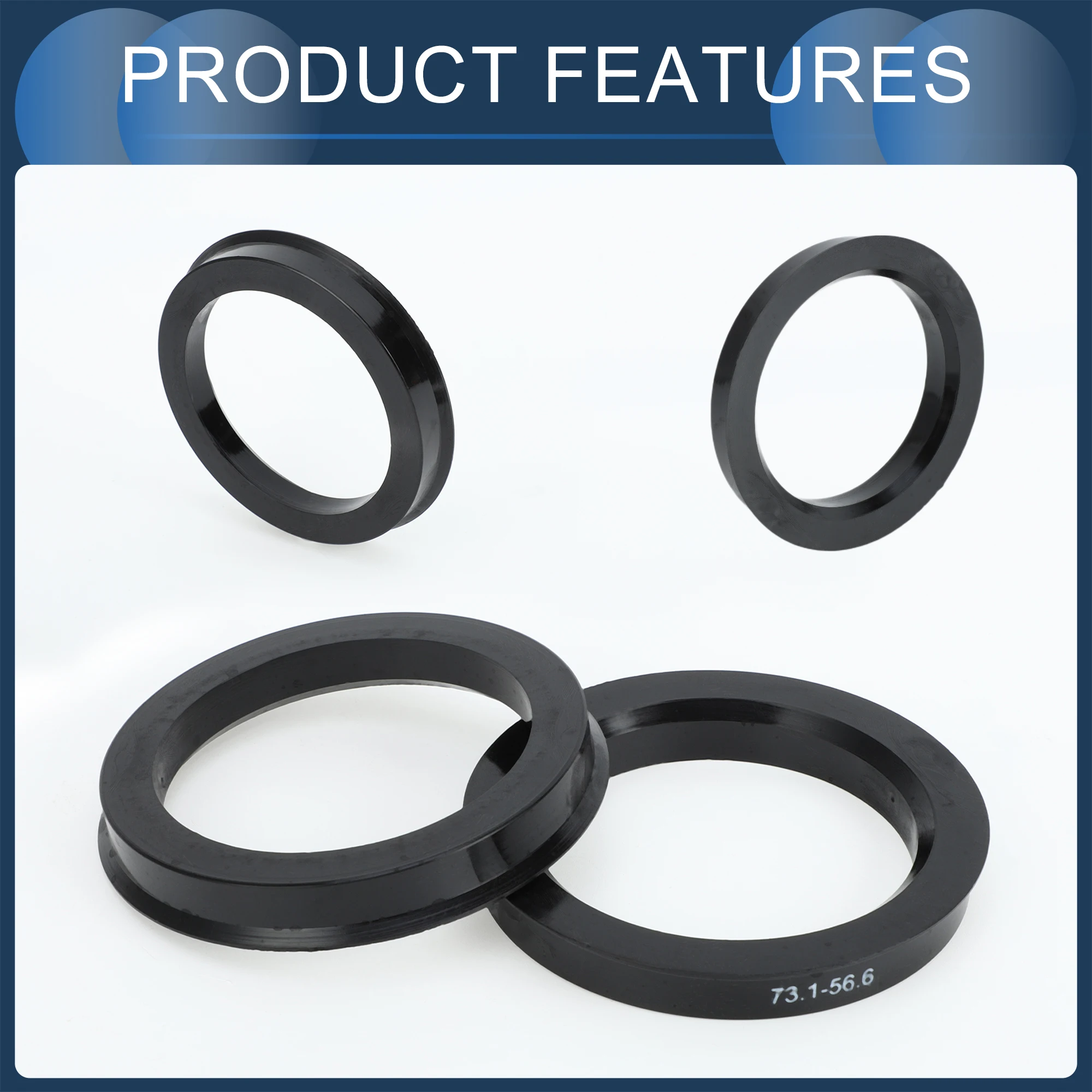 UXCELL 4 шт. 72 6/73 1/74 1 мм OD 64 1/66 6/67 1/57 1/72 6 ID автомобильный концентратор центральное