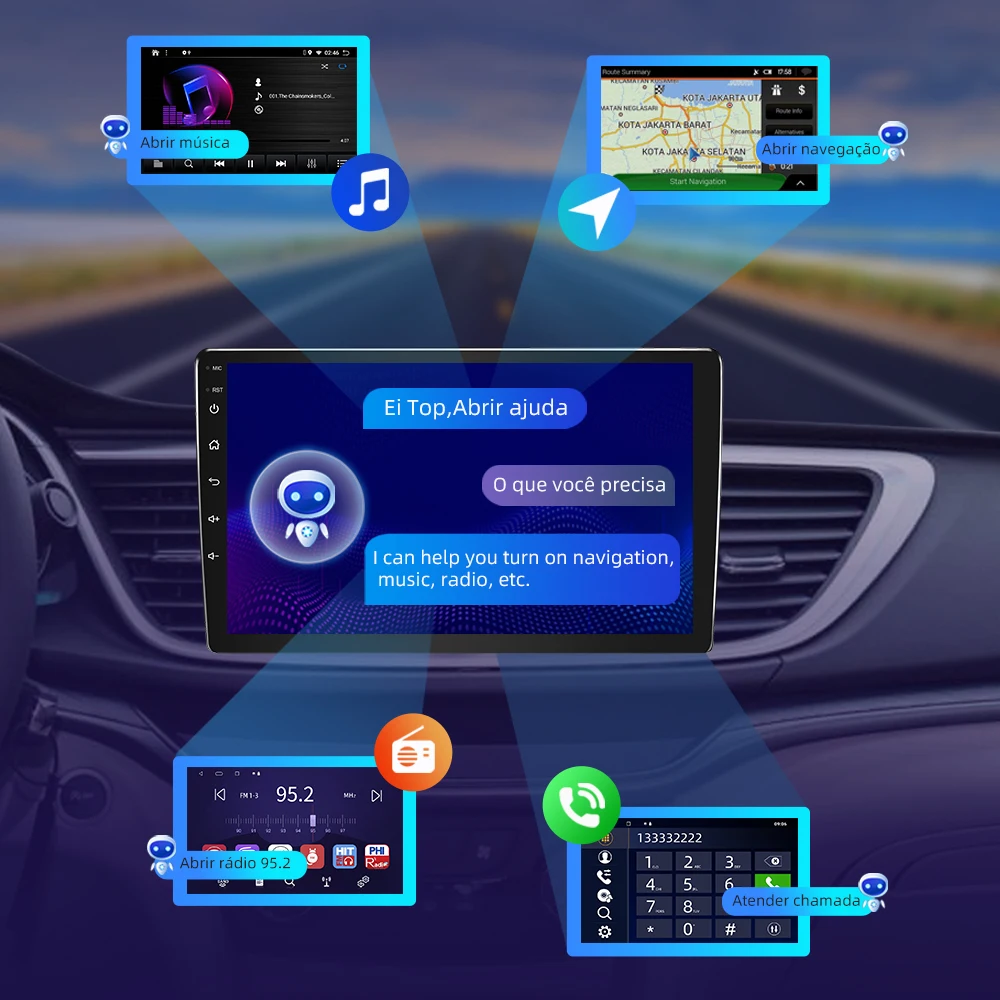 Автомагнитола iorigin10.1 4G + WiFi 2din Android 11 мультимедийный видеоплеер навигация GPS для