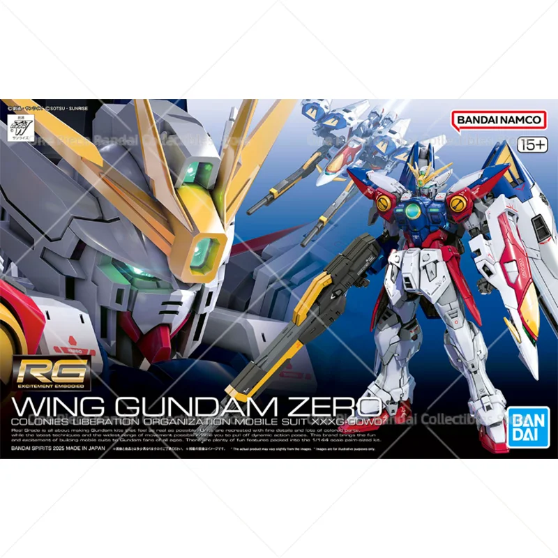 Bandai RG 1144 Wing Gundam Zero 13 см XXXG-00W0 Мобильный костюм Гандам Винг, сборная модель, коллекционная игрушка-робот, подарок (art.: 3920dcd06ba19) - 3920dcd06ba19