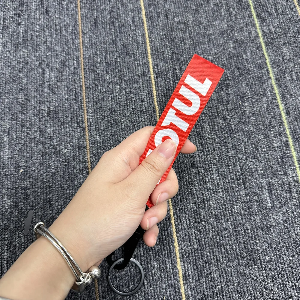 

JDM гоночная культурная бирка брелок кулон автомобиль мотоцикл клип брелки запястье прочный брелок держатель брелка авто аксессуары