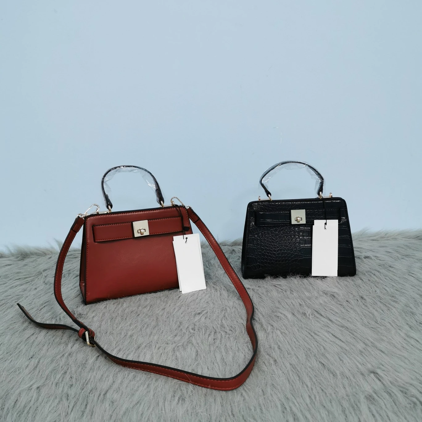 

New European and American Popular Shoulder Messenger Bag Crocodile Pattern Fashion Women's Bag Handbag