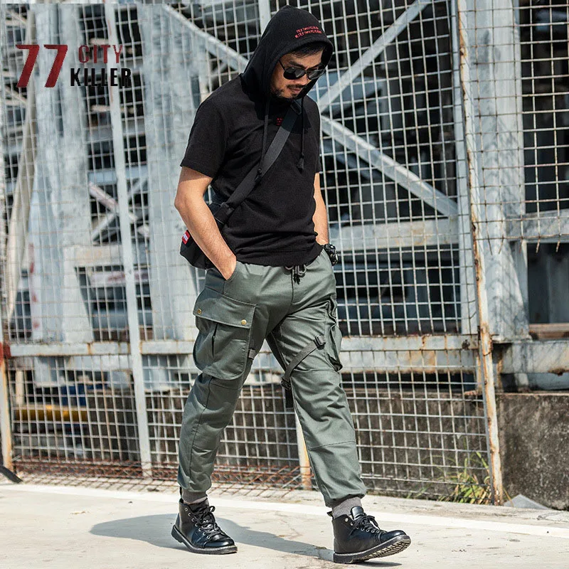 77 City Killer IX13m1942 Tactical Pants Men's Army Outdoor Jogging Sweatpants Men's Multi-pocket Overalls Loose Casual Trousers