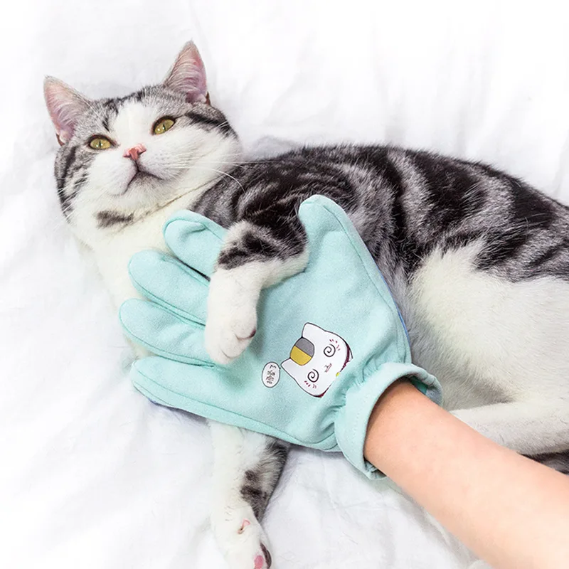 

NEW Cat Glove Cat Grooming Glove Pet Brush Glove for Cat Dog Hair Remove Brush Dog Deshedding Cleaning Combs Massage Gloves