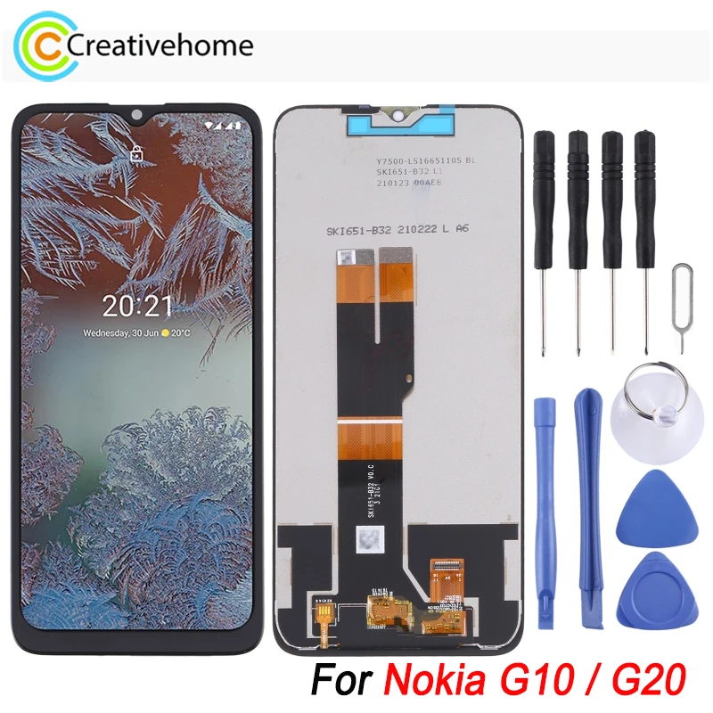 

High Quality LCD Screen and Digitizer Full Assembly for Nokia G10 / G20