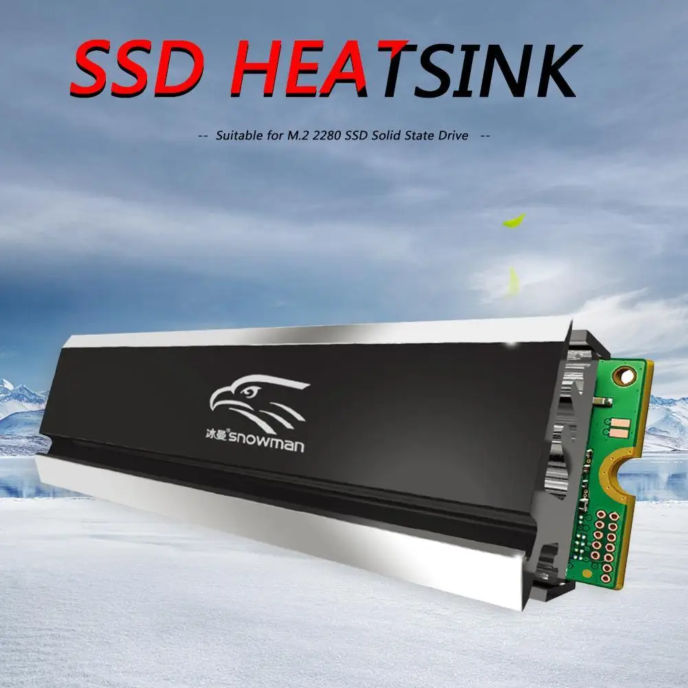 

M.2 2280 SSD-охладитель, теплоотвод, теплоотвод, радиатор для настольного ПК