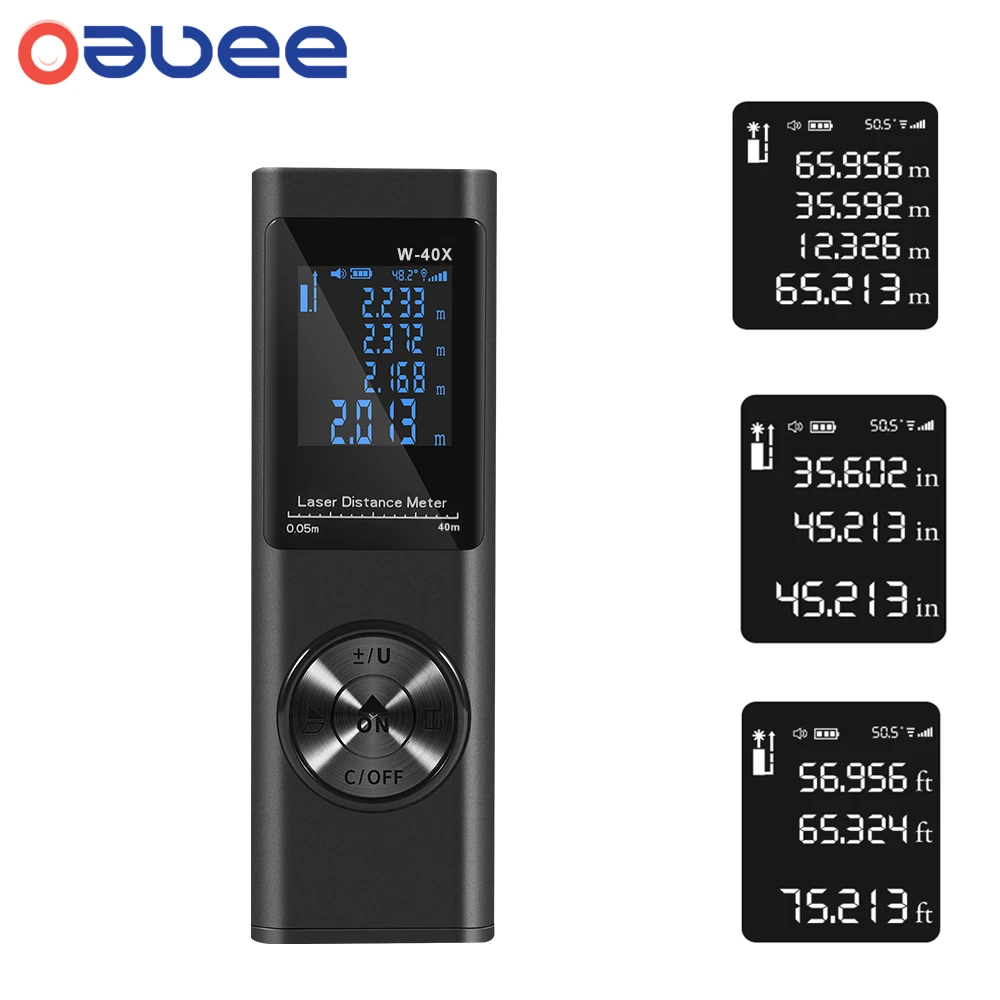 Лазерный дальномер 40/60/80 м лазерная рулетка цифровой лазерный с углом измерения |