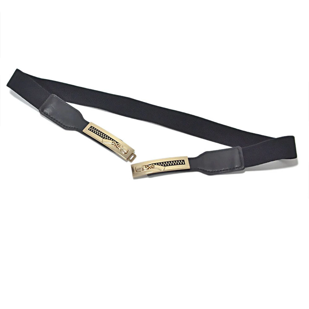 New European And American Women's Elastic Elastic Thin Belt Women's Sweet Fashion Inlaid Decorative Waist Seal Belts SCB0262