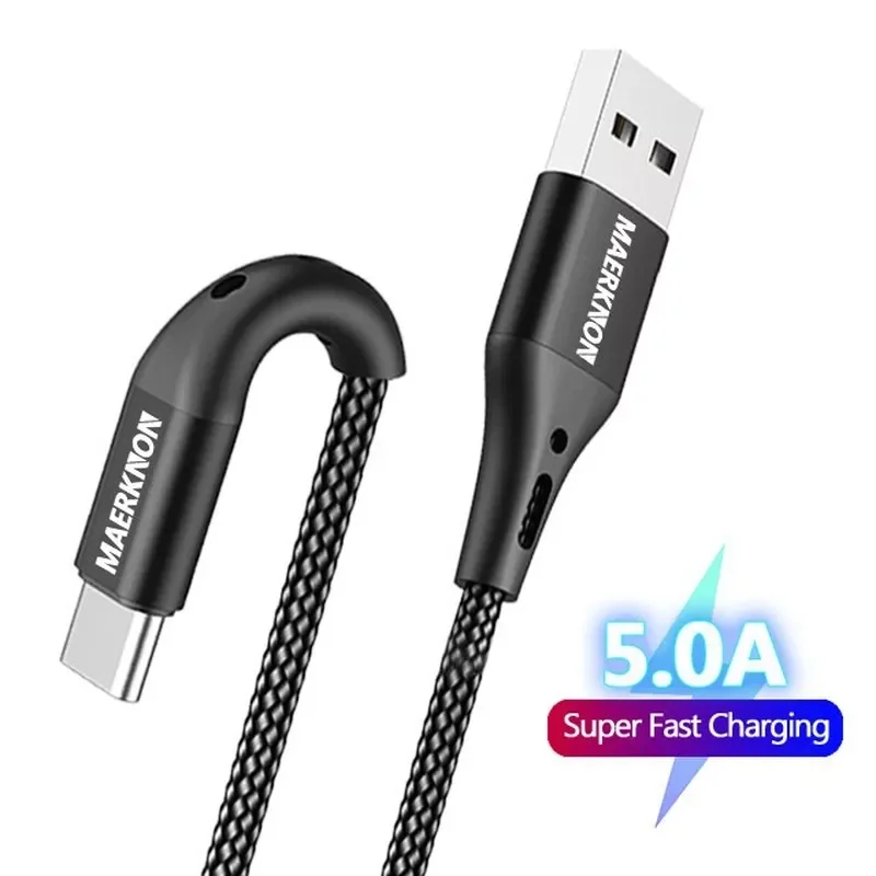 

3A microUSB Cables /5A Type C Cable Fast Charging Date For Huawei P40 Redmi Mobile Phone Android Charger Micro USB cable