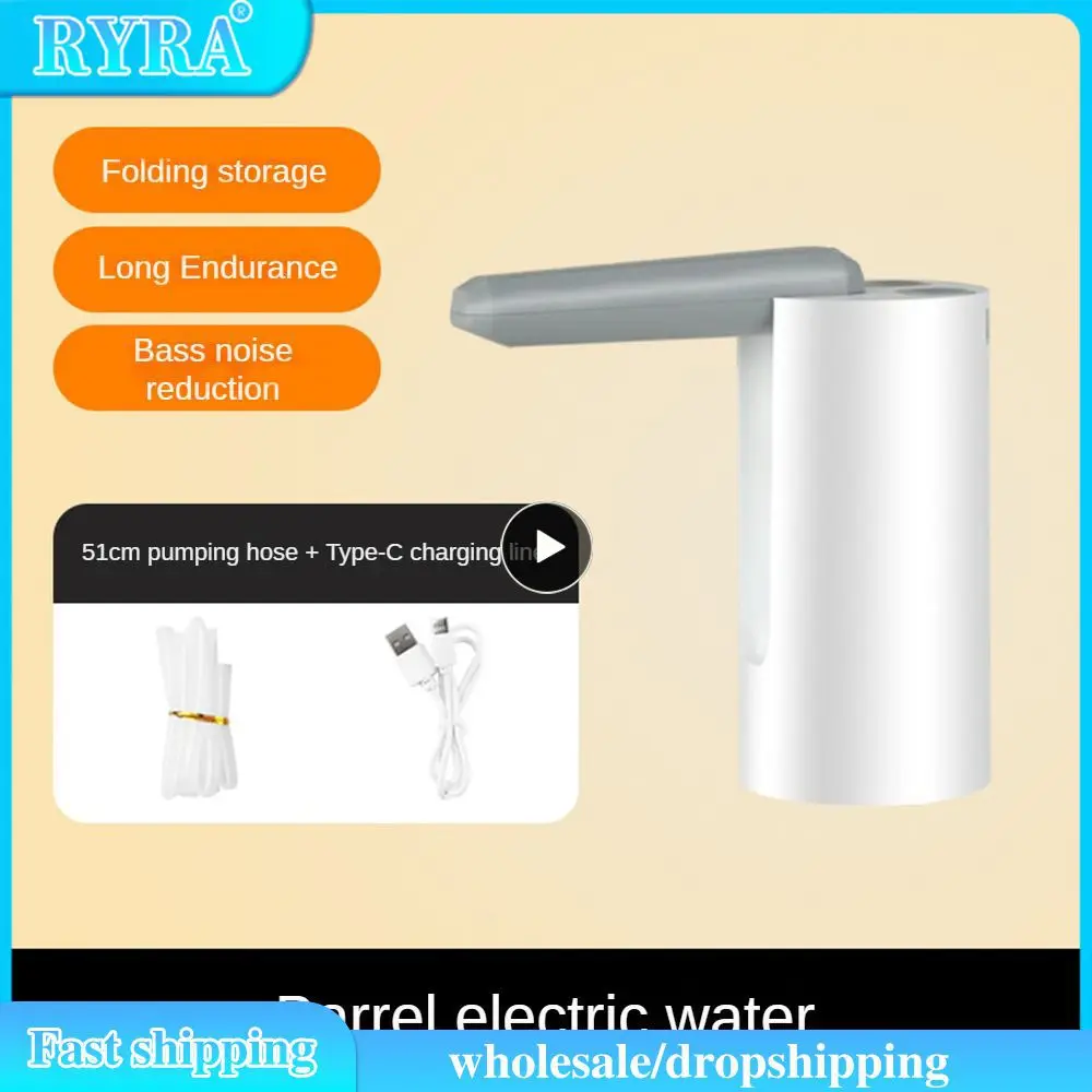 

Barreled Water Extraction Pump Intelligent And Simple Barrel Table Dual Use Electric Folding Water Pump Water Extractor Foldable