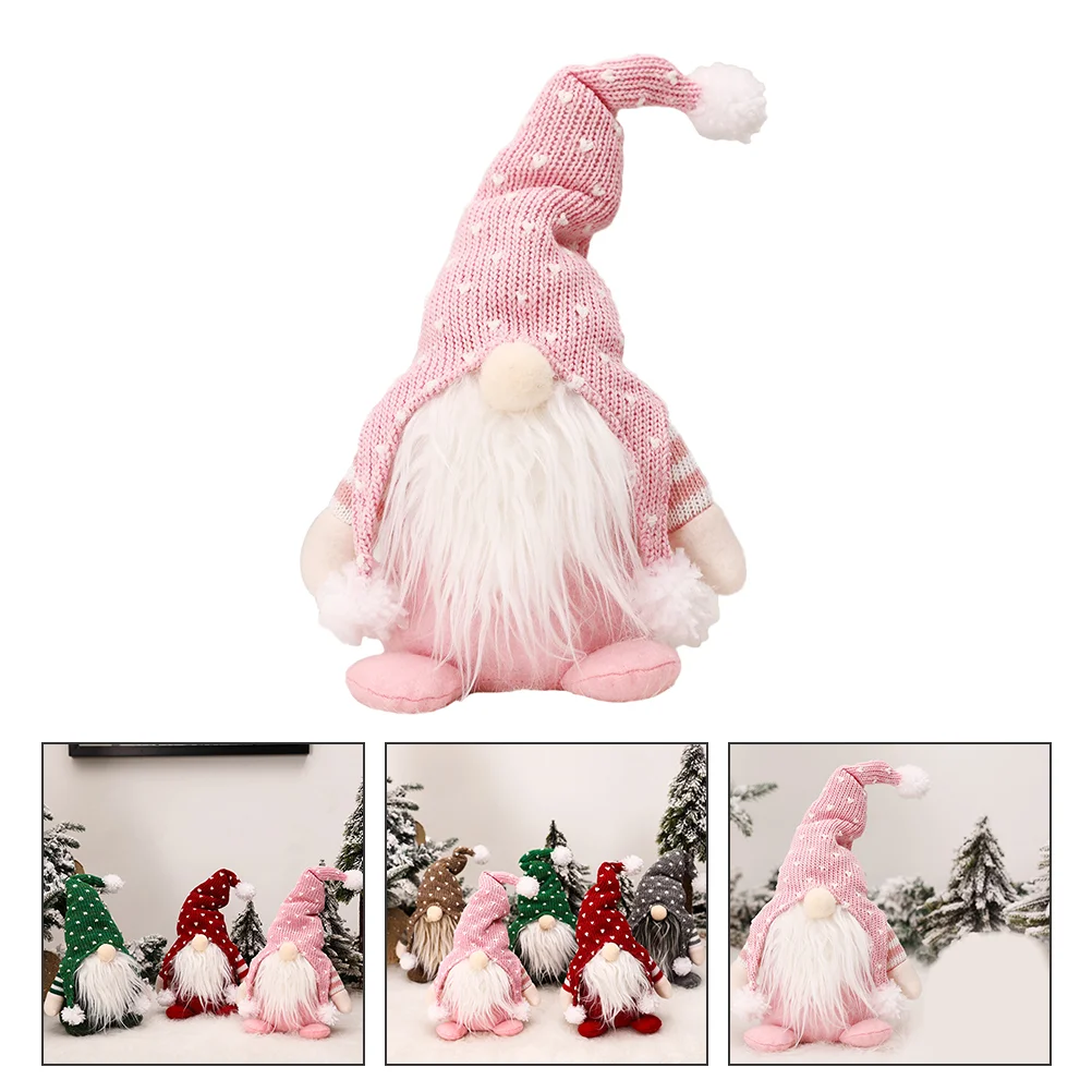

1pc Creative Adorable Beautiful Dwarf Figurine Xmas Gnome Faceless Kids