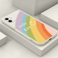 soft silicone candy colour phone case on for iphone 11 12 13 pro max mini x xr 7 8 plus se full lens protection cover back shell