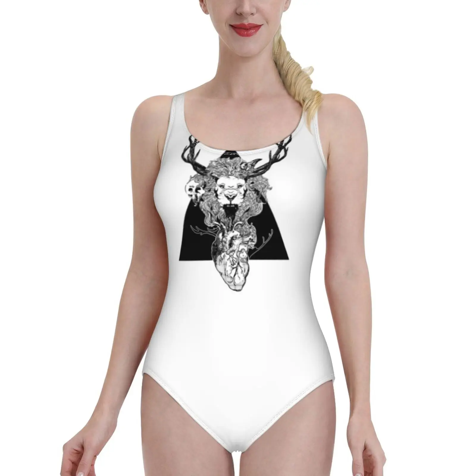 

Спутанный женский купальник, слитный купальник с открытой спиной, сексуальная пляжная одежда, летние купальные костюмы, косплей, черные чер...