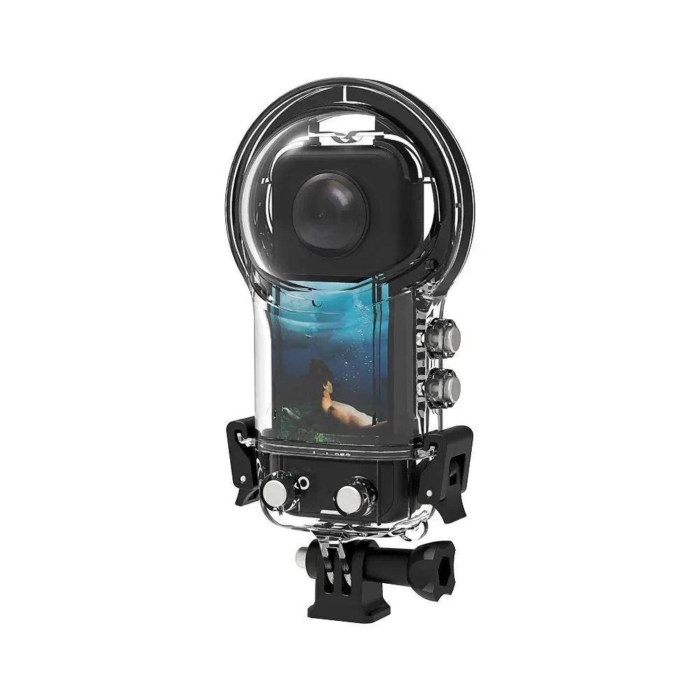 

40M Underwater Housing Case Panoramic Action Camera Protective Diving Shell Waterproof Case For Insta360 X3