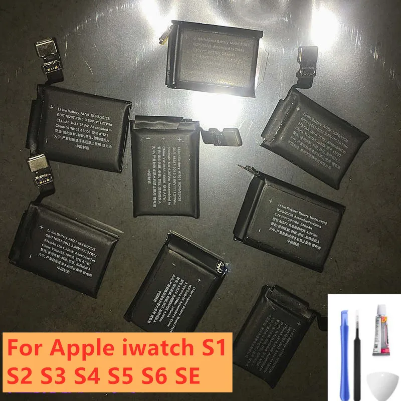 Аккумулятор для Apple Watch Series 1 2 3 4 5 SE 6 44 мм 42 сменная батарея iWatch S1 S2 S3 GPS LTE S4 S5 S6 38 40 |