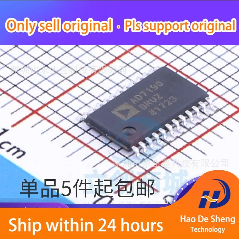 

10 шт./лот AD7190BRUZ AD7190BRU TSSOP24 аналоговый в цифровой конвертер IC новая Оригинальная фотография