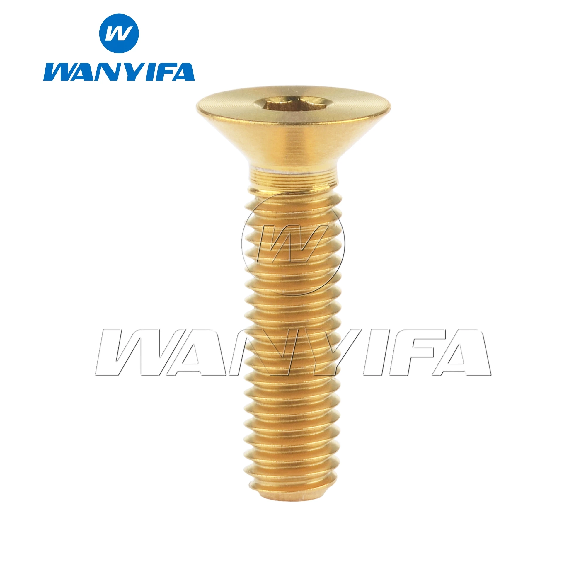 Титановый болт Wanyifa M5, 10/12/15/20/25/30/35 мм, Плоские Шестигранные Винты с потайной головкой для велосипедных педалей, 4/10 шт.