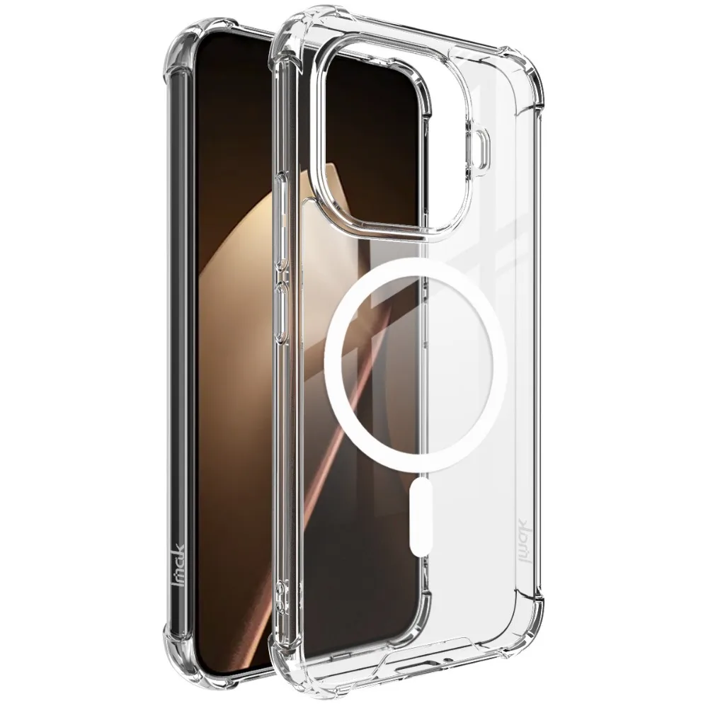 Фото Чехол IMAK Air Bag с магнитной фиксацией и беспроводной зарядкой для Xiaomi 15T Pro 5G, противоударный бампер-накладка, защитный чехол-футляр для Xiaomi Mi 15T Pro №1