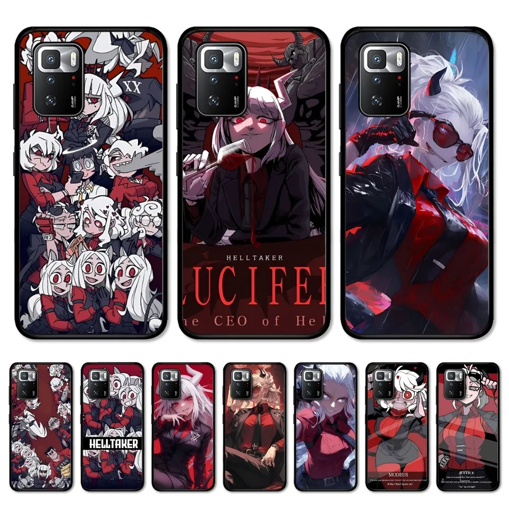 Helltaker Game Anime Phone Case For Redmi Note 4 X 5 A 6 7 8 T 9 9S 10 11 11S 11Epro Poco M3 Pro