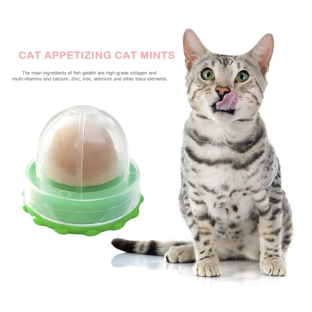 1/2Pcs Cat Catnip Licking Candy Snack for Kitten Increase Drinking Digestion Ball Sugar High Collagen Protein Good - Цена: 129.29