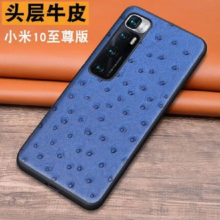 

Genuine Leather Mobile Phone Case For Xiaomi Mi 10 Mi10 Ultra Back Cover Protective Cases