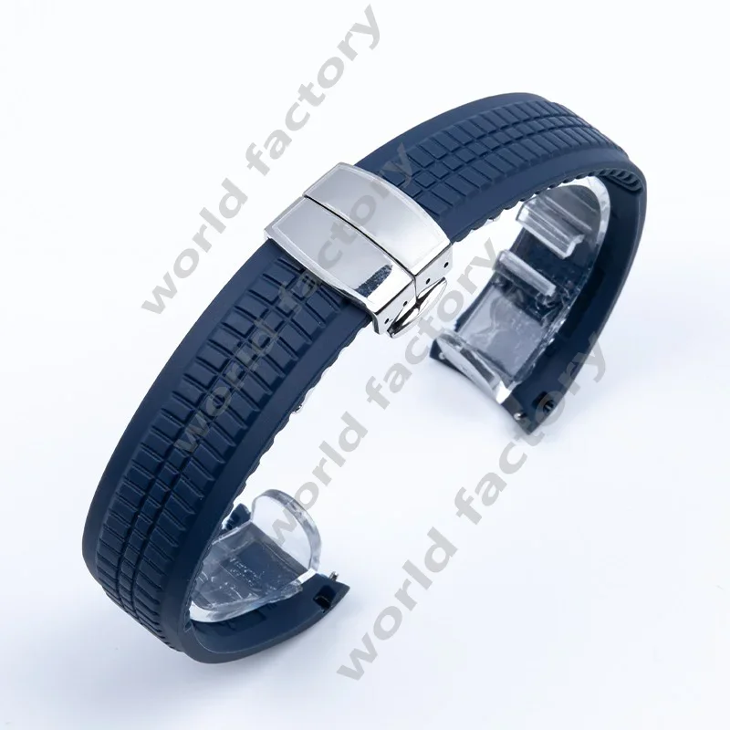 Мягкий резиновый ремешок для часов 5167R стальные шпильки серии Aquanaut 21 мм