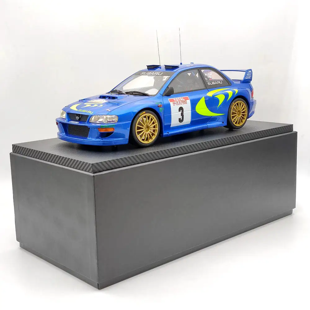 

1/12 1998 Subaru Impreza S4 WRC #3 McRae Winner Tour DE Corse Resin Model Car