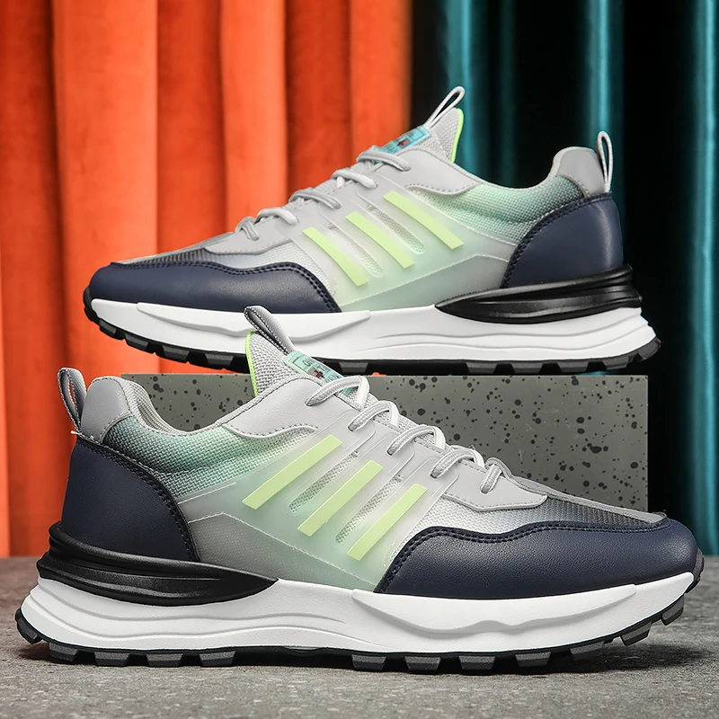 Casual Shoes Men Flat Fashion Running Shoes Male 2023 Original Athletic Sports Sneakers Free Shipping Gym Training Footwear Man