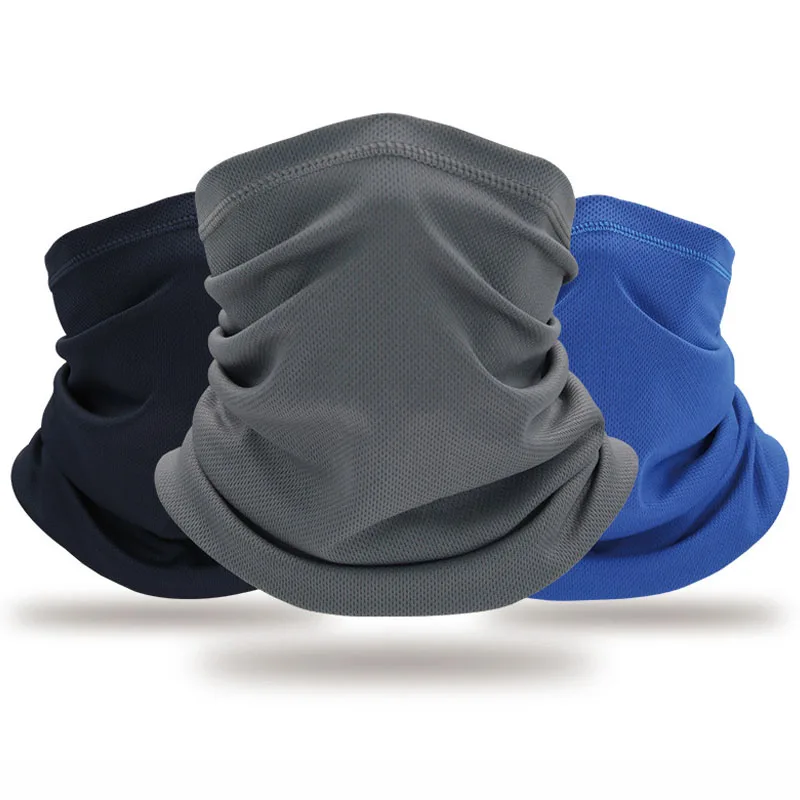 

Solid Color Hiking Bandana Elastic Breathable Sports Tube Scarf Ourdoor Neck Gaiter Fishing Cycling Camping Balaclava Men Women